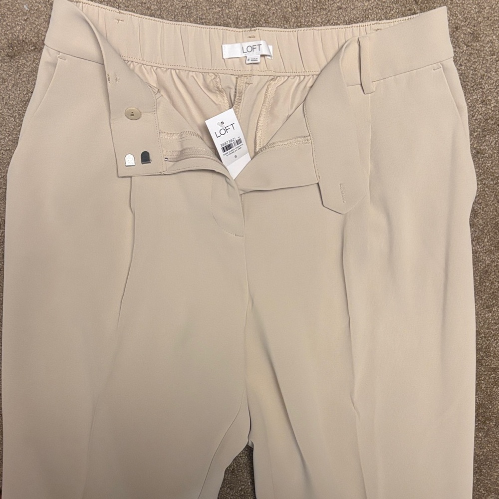 LOFT Women's Beige Trousers